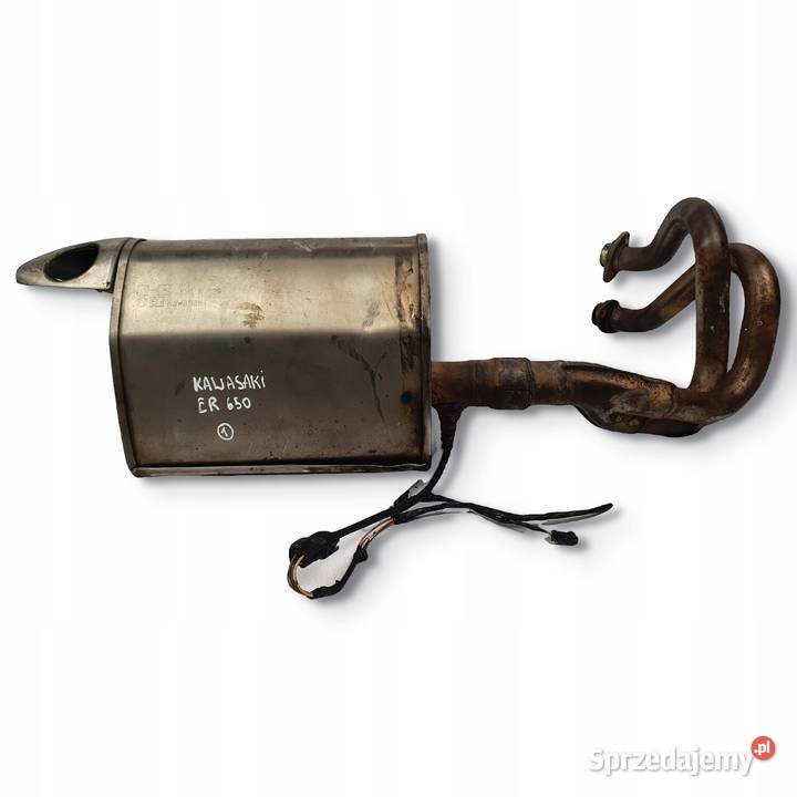 TŁUMIK WYDECH kawasaki ER6 ER6 ER650 0609 rura lubelskie Chełm
