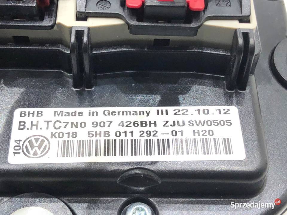 PANEL STEROWANIA NAWIEWU VW GOLF VI 7N0907426BH