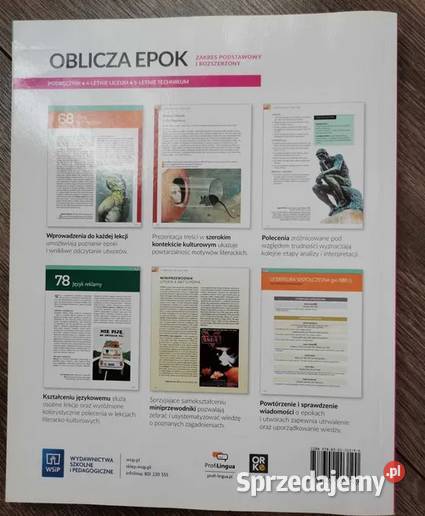Język polski Oblicza epok 4 podlaskie