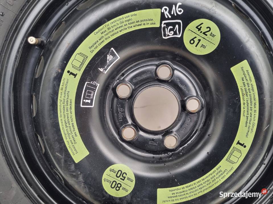 KOŁO DOJAZDOWE Mercedes CLK W209 dojazdówka lubelskie Chełm