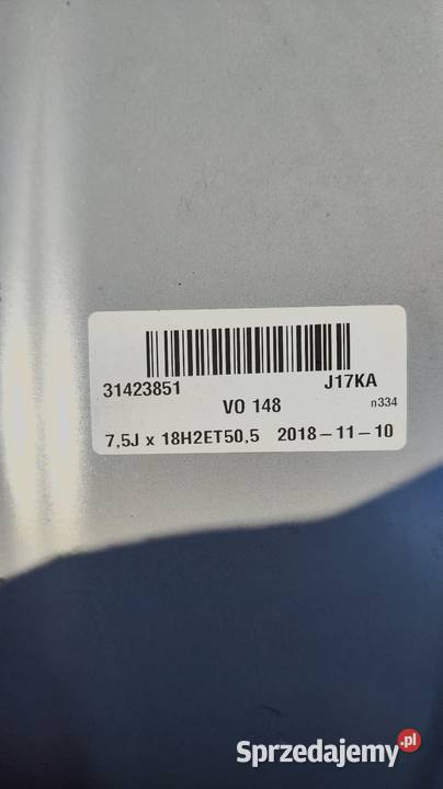 Felgi 18 Volvo 5x108 75j 2 stan idealny Zwoleń