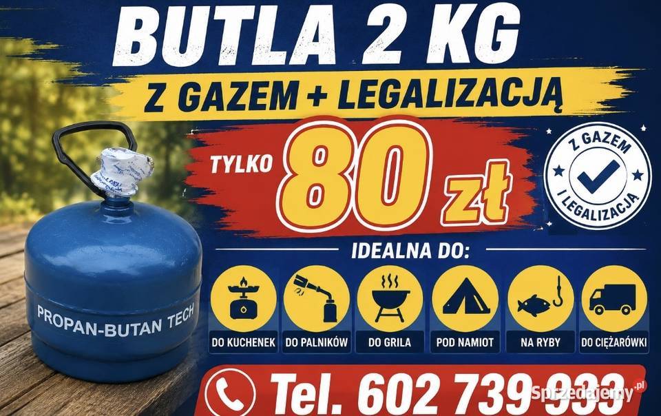 Sprzedam butle 2 pełne 80 Działdowo sprzedam