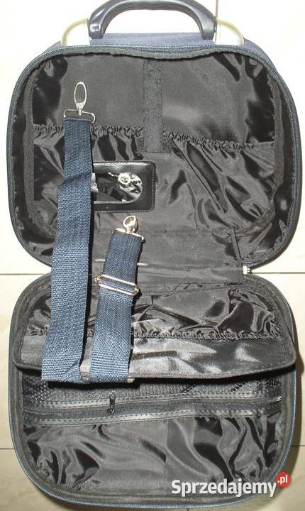 Pojemny usztywniany kuferek kosmetyczny 38x31x18 Kraków