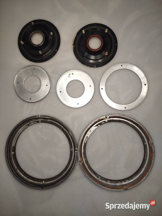 Aluminiowe i plastikowe pierścienie Unitra Zgierz