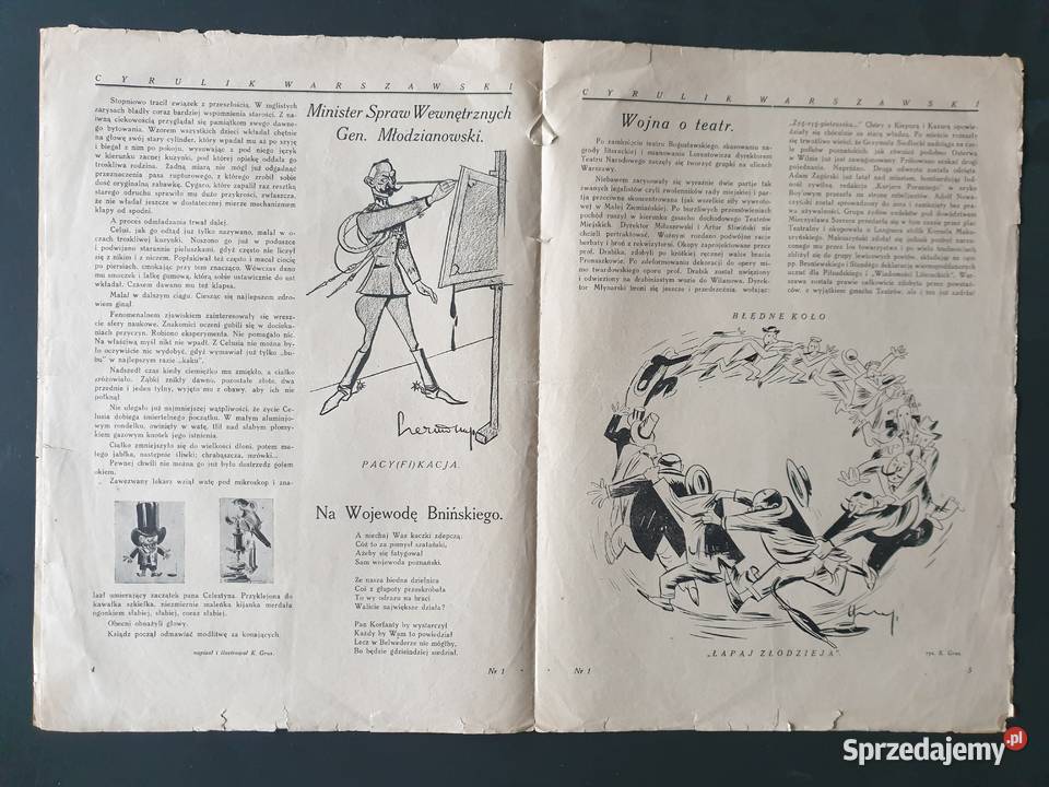 Cyrulik Warszawski numer 1 1926
