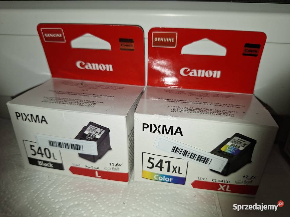 Tusz Cartridge Canon Pixma 540L Black 541XL