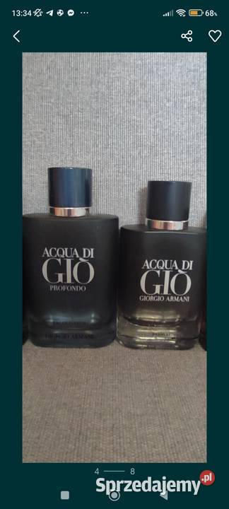 Giorgio Armani YSL Hermes flakony refill z mazowieckie Warszawa sprzedam