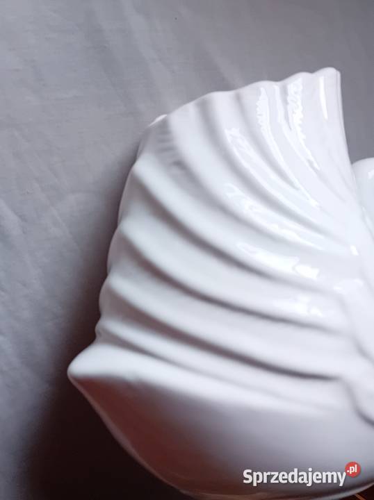 Ceramiczny wazon w kształcie łabędzia Koźminek