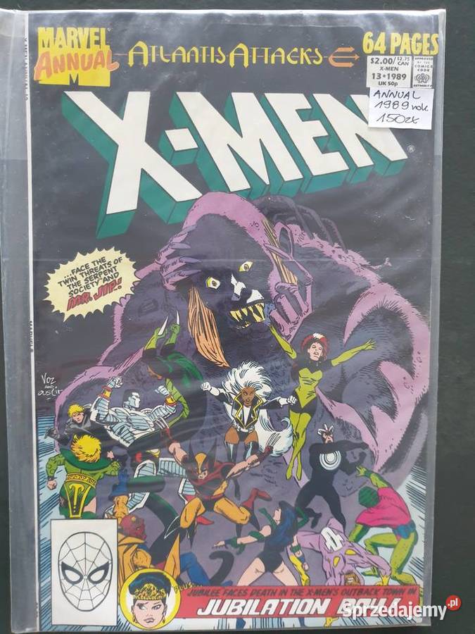 The Uncanny XMen Annual 3 komiksy Marvel USA Gdynia