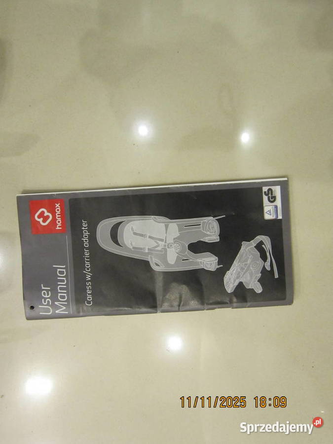 Fotelik rowerowy tylny Hamax Caress amortyzowany mazowieckie Warszawa