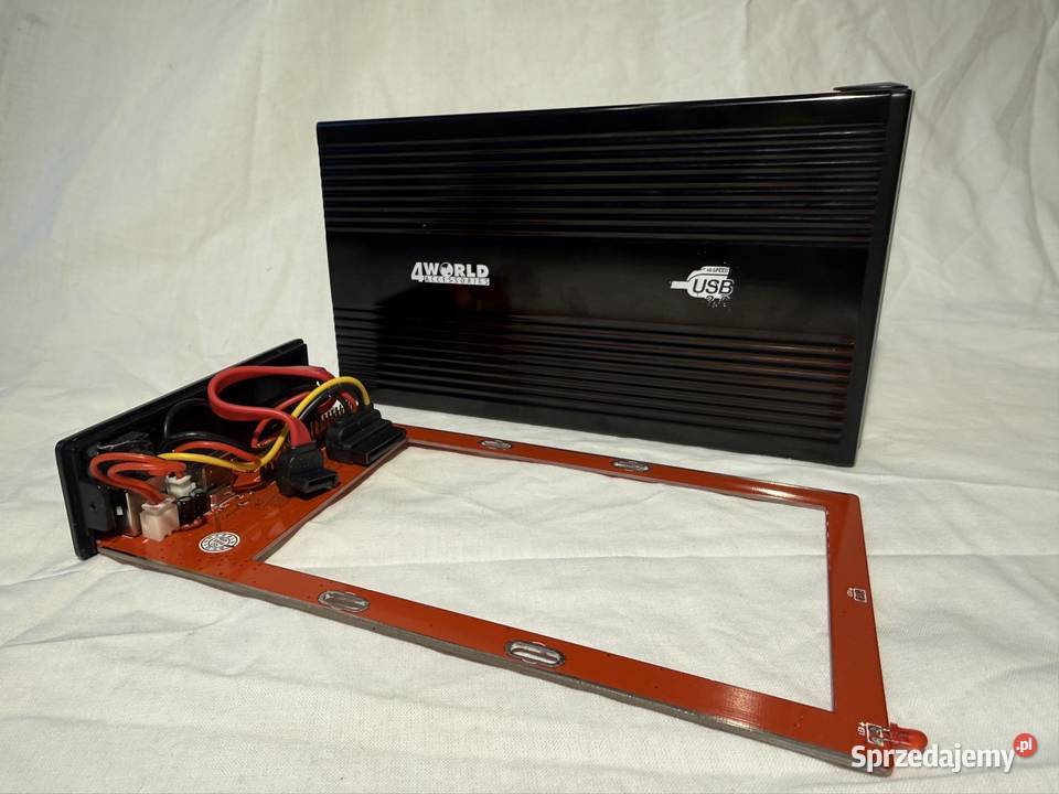 Adapter 4World ATA SATA USB Aluminiowy Czarny Aleksandrów Łódzki