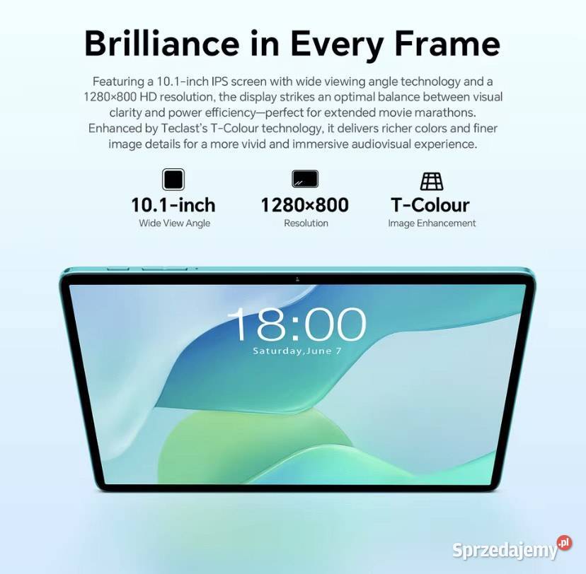 Tablet 10 Teclast P33 Android 15 Kraków