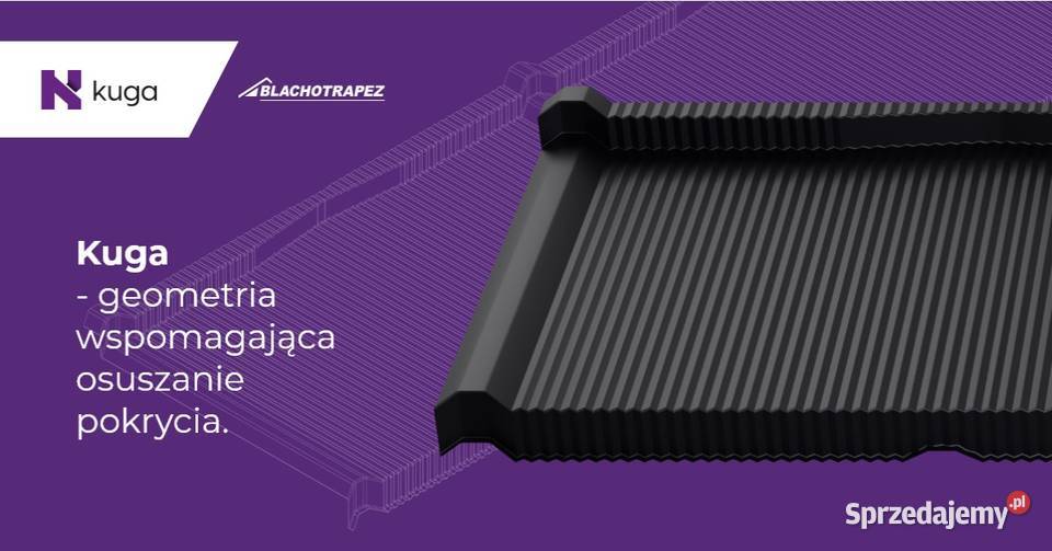 BLACHOTRAPEZ blachodachówka 1 modułowa KUGA MAT Białystok sprzedam