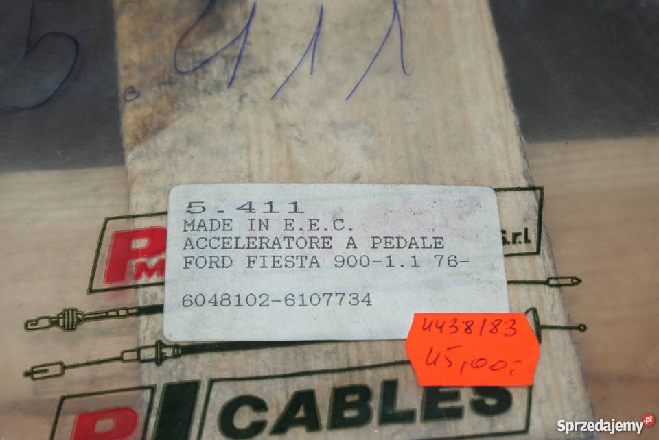 LINKA GAZU FORD FIESTA 0911 79 Pozostałe Białobrzegi