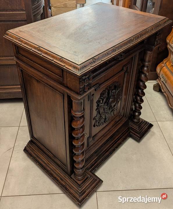 Piękna komodaszafka neorenesans dąbsklep Dąbrowa Dąbrowa Górnicza