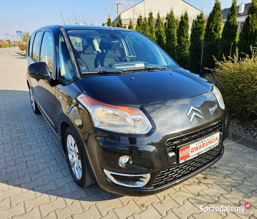 Citroen C3 Picasso 110 Zadbany GwarancjaRata450 czarny Śrem