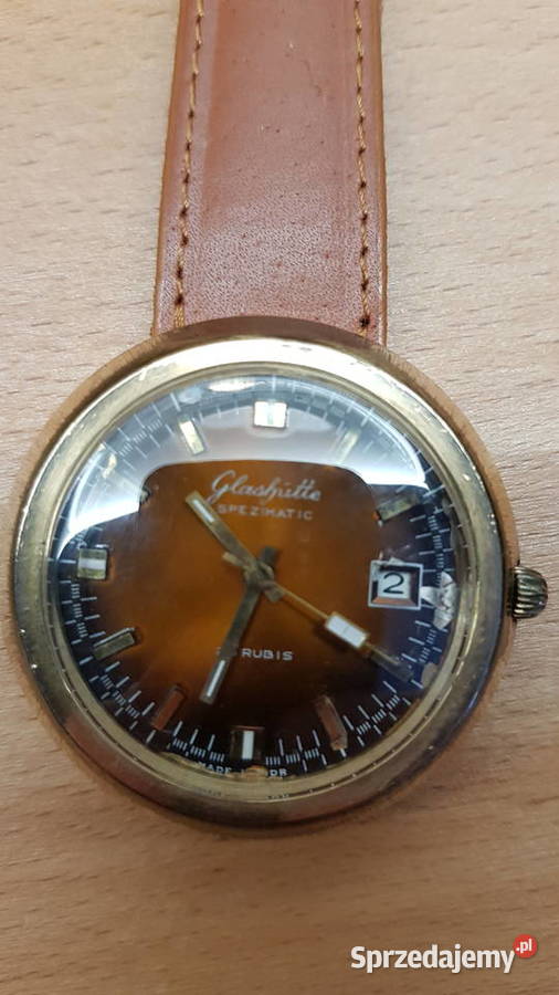 Vintage zegarek GUB Glashutte Spezimatic Chorzów