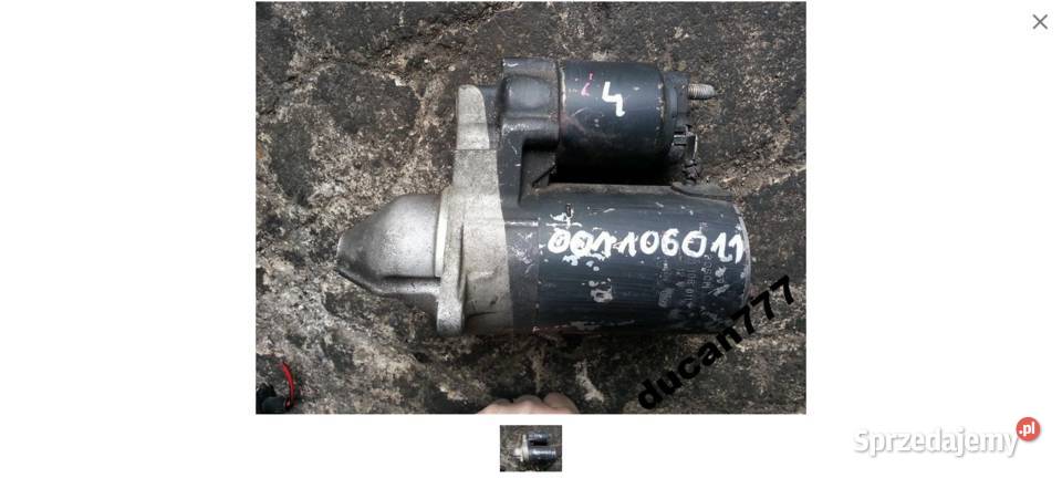 rozrusznik 001106011 bosch opel corsa astra Jelcz-Laskowice