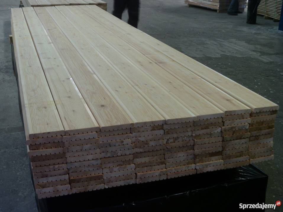 Deska MODRZEW SYRERYJSKI 28x145 Deska tarasowa Pozostałe
