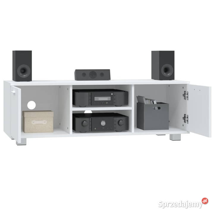 Szafka pod TV biały 120x405x35 materiał Warszawa