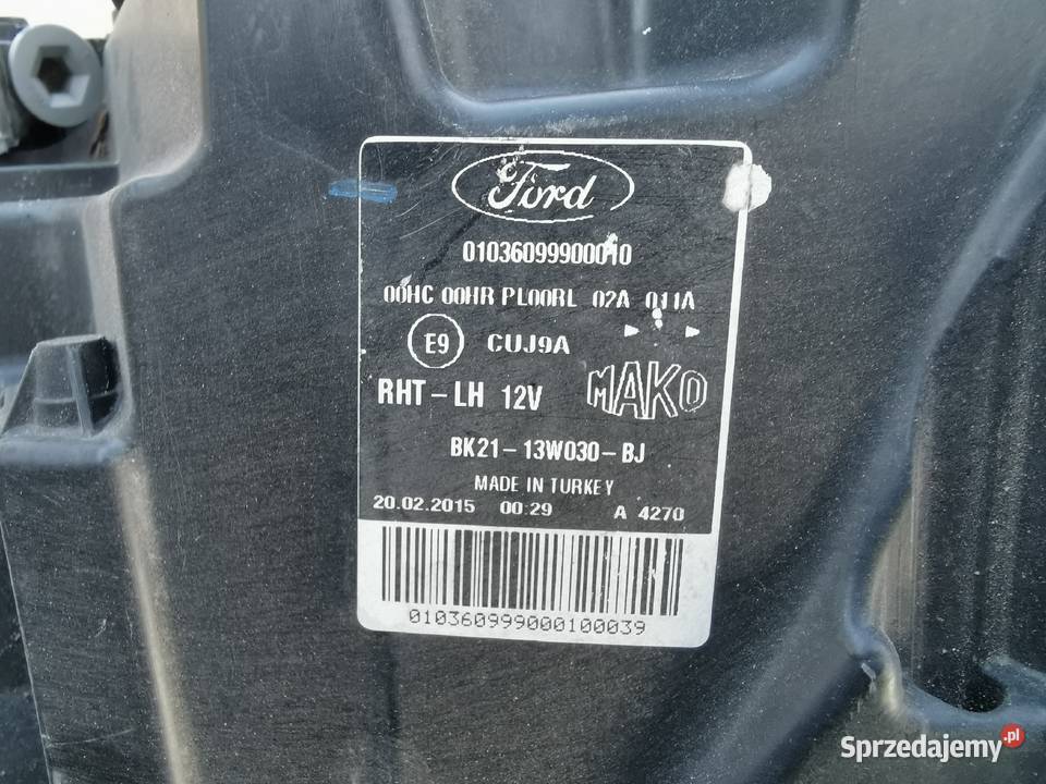 Lampa przód lewa lh ford Transit custom 1317 lampy przednie Sieraków