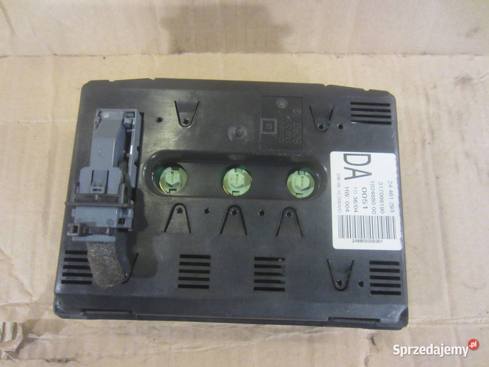 Zegarek Opel Vectra C Signum 24461293 osobowe zachodniopomorskie Szczecin