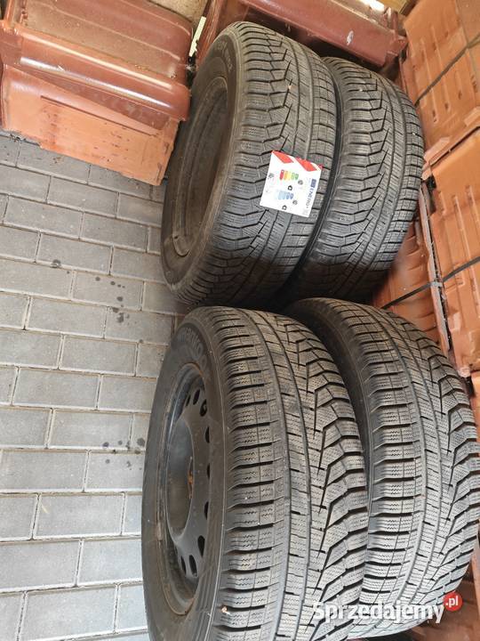 4 Opony Hankook zimowe plus felgi 16cale Gryfice