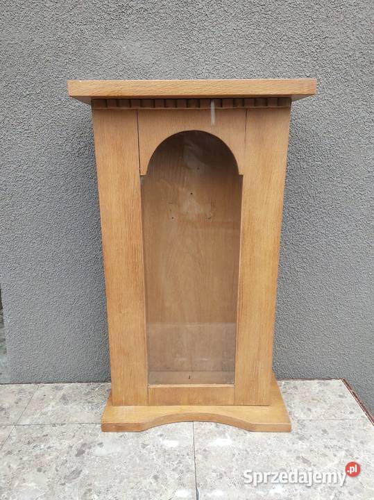 Szafka witrynka z obudowy starego zegara Tczew