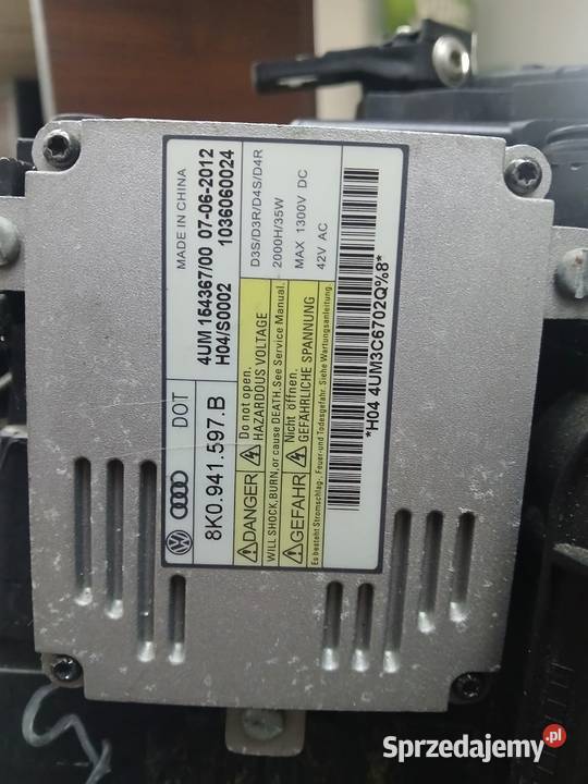 Reflektor przedni Xenon Audi A4 B8 kompletny Korczyna