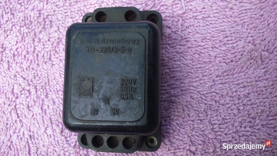 Transformator dzwonkowy Polam TD 230 3 5 8 retro Budownictwo i akcesoria kujawsko-pomorskie