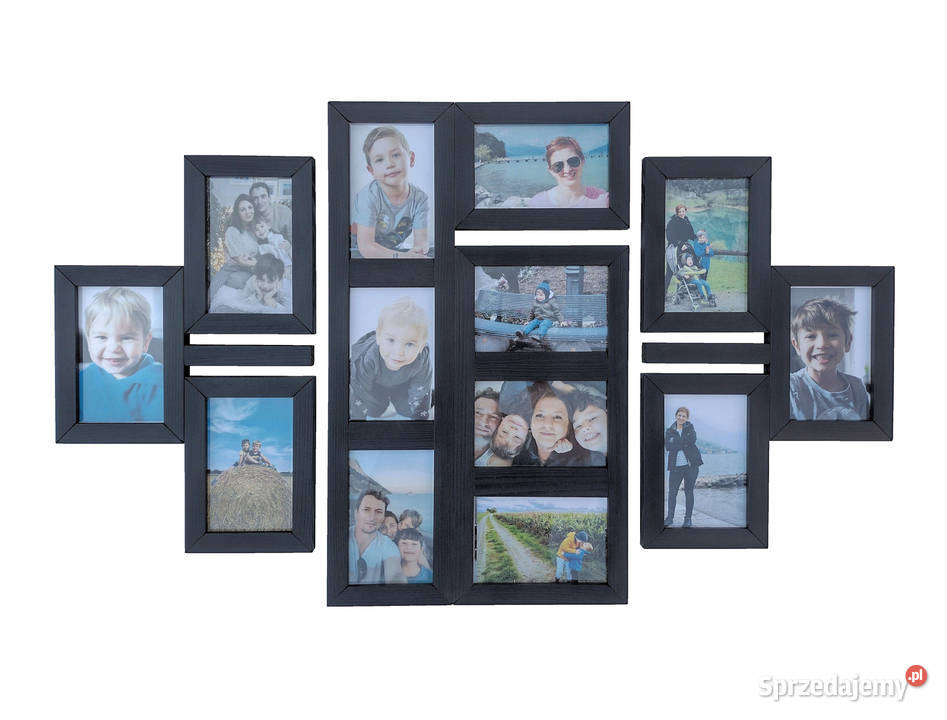Drewniana Multirama Ramka na 13 zdjęć 10x15 Gliwice sprzedam