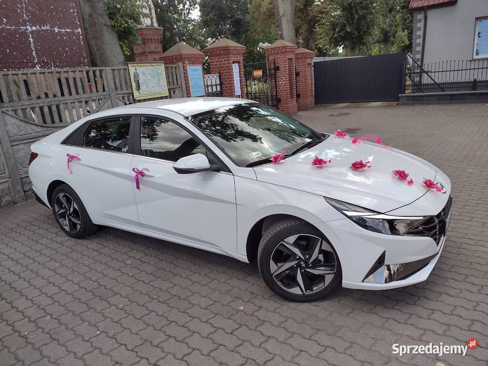 Auto do Ślubu Nowe 2021r Przystrojenie i Tablice wielkopolskie Złotów