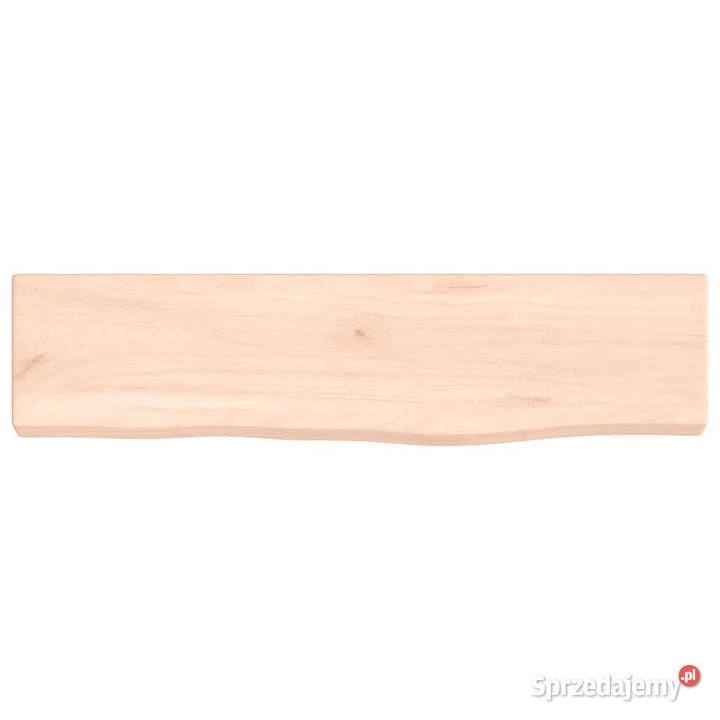 Półka 40x10x2 surowe lite drewno dębowe WM363500 Warszawa