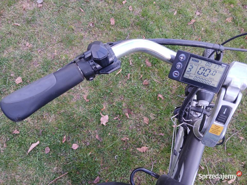Solidny Męski Rower Elektryczny Manetka gazu Z Rowery elektryczne Rzeszów sprzedam