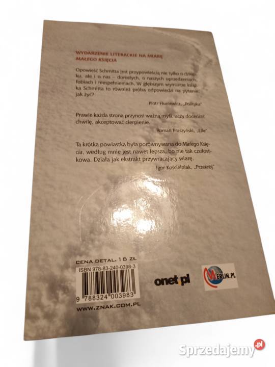 EricEmmanuel Schmitt Oskar i Pani Róża wyd Znak sprzedam