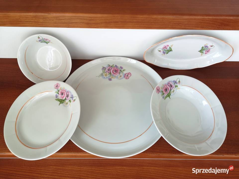 Serwis obiadowy porcelanowy Na łące Otrębusy