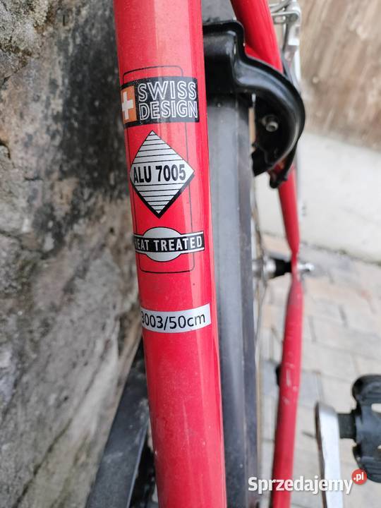 Czerwony stary rower męski Canyon active Urszulin
