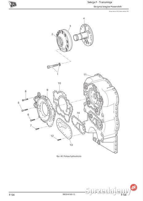 JCB 426 436 446 instrukcja naprawy Kielce