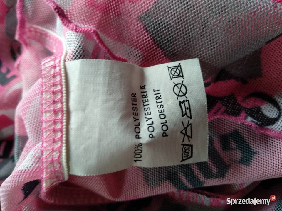 Różowa bluzka z krótkim rękawem r 3840 biały Wrocław