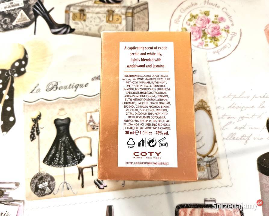 Coty LAimant Caresse DOrchidee Parfum de Perfumy i wody