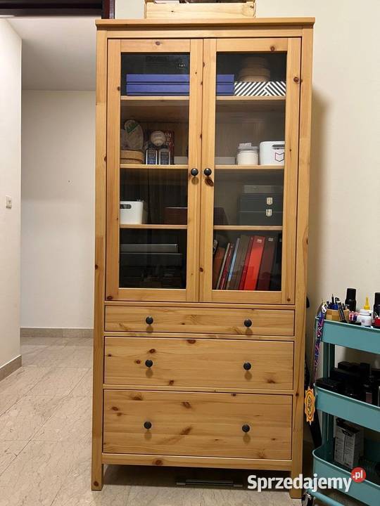 Regał z drewna IKEA HEMNESLEKSVIKwitryna 100cm mazowieckie Warszawa