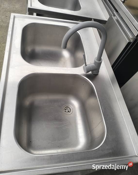 Zlew gastronomiczny 2komorowy 120x60x85 Gastronomia Słupia Kapitulna sprzedam