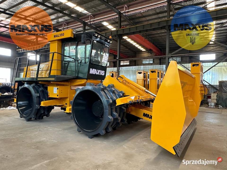 Refundacja 50 NOWY Kompaktor MAXUS 35 Ton Spycharki łódzkie Aleksandrów Łódzki