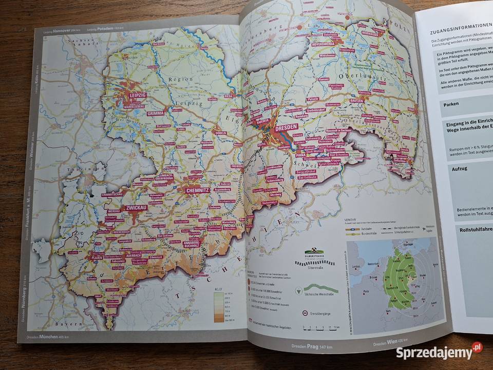 Sachsen Land von Welt j niemiecki Kraków