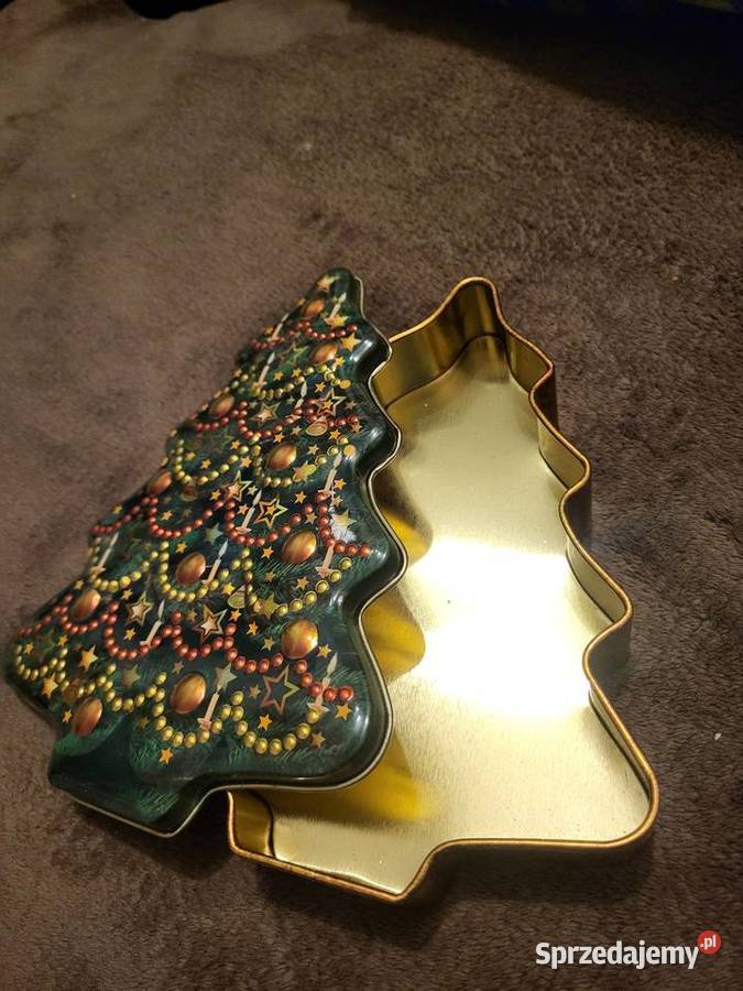 Choinka Metalowe pudełko