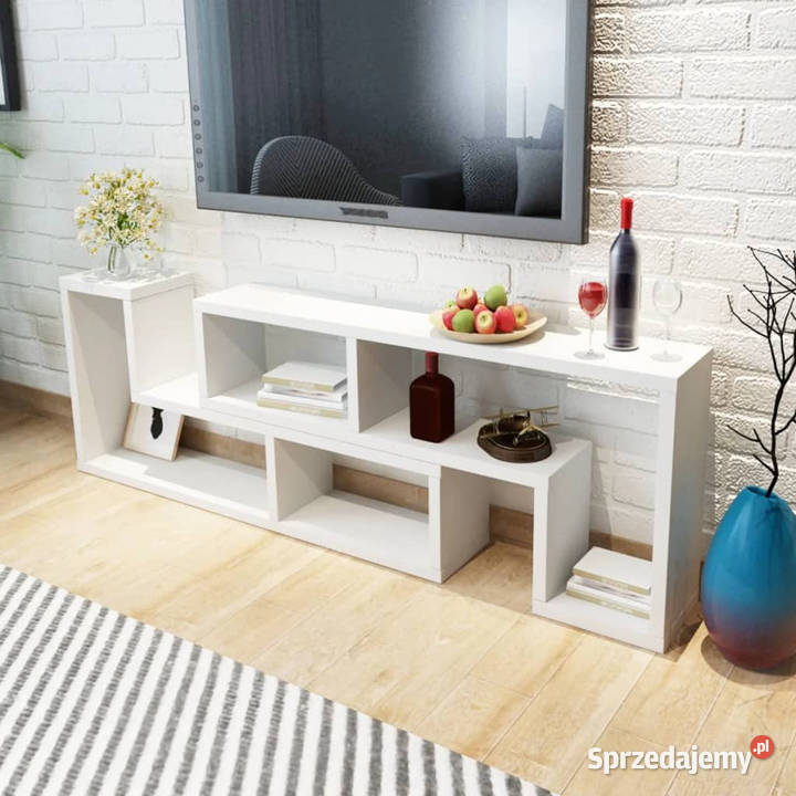 Szafki pod TV w kształcie L białe 2 WM243066 Warszawa