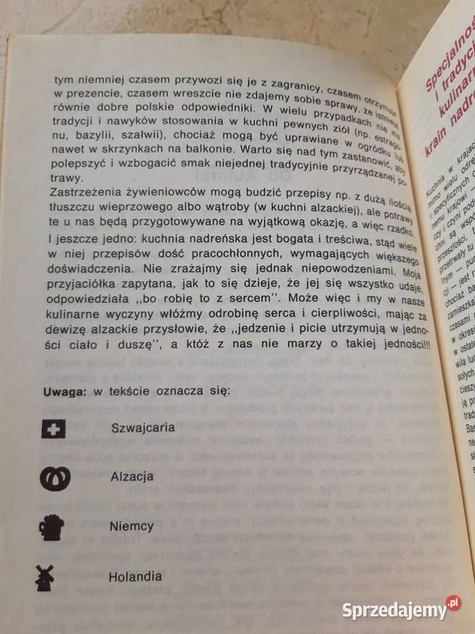 Co jedzą i piją Renem Barbara Pokorska WATRA kuchnia, potrawy Bielsko-Biała sprzedam