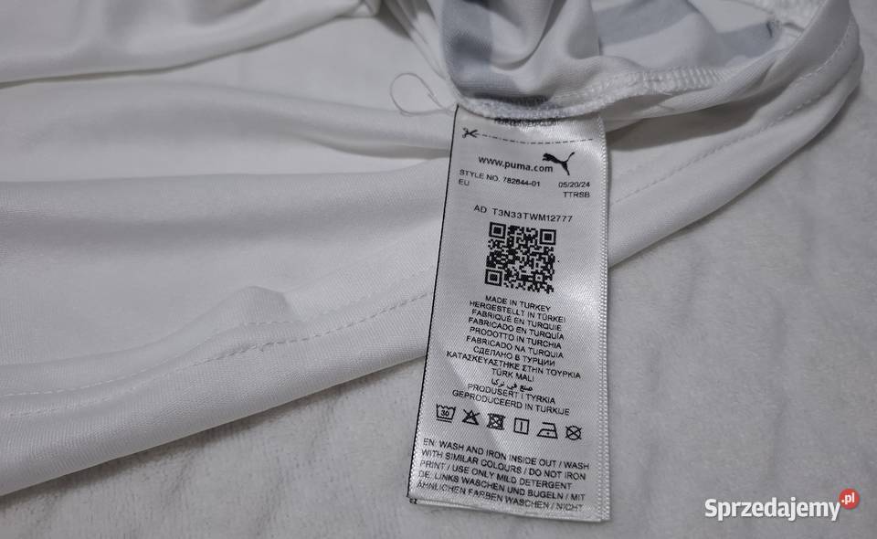 Koszulka męska sportowa Tshirt biała L Niemcy Czeladź