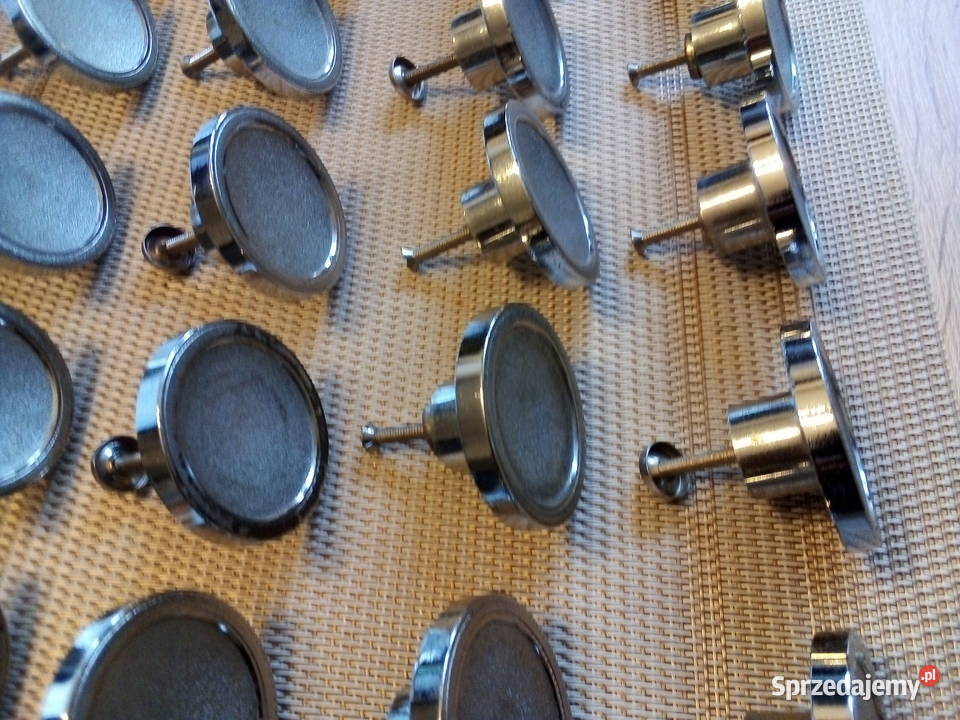 Uchwytygałki metalowe chrom do szfek Leszno