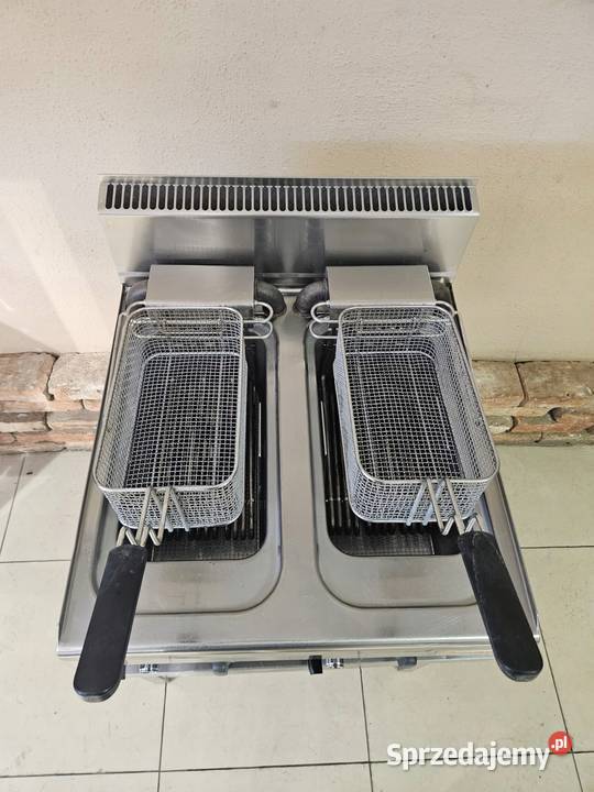 Frytownica elektryczna dwukomorowa 2x10 l 18 kW Góra